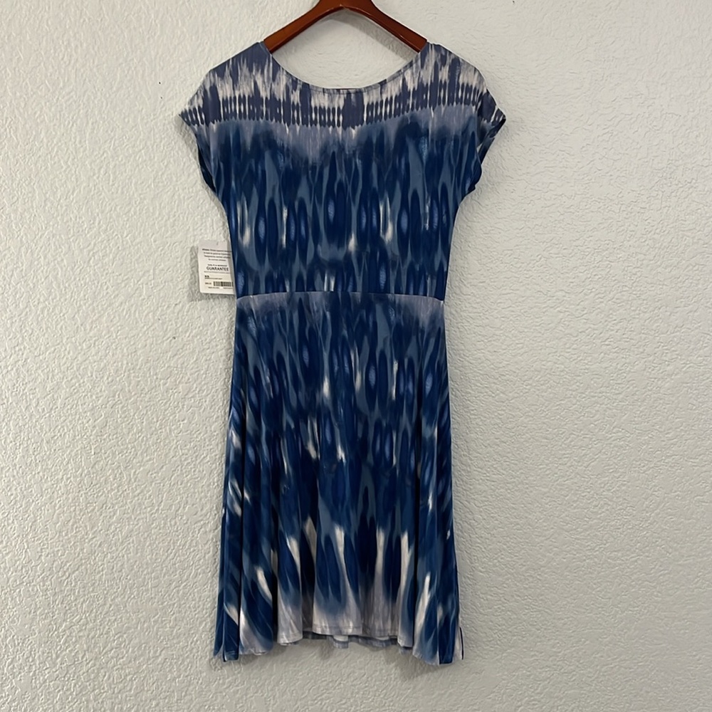 Athleta Bamboo Dolman Blue Dress - Picture 6 of 11